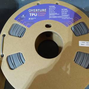 lot 48790 image: OVERTURE TPU 3D PRINTER FILAMENT SPACE GREY