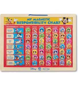 lot 48809 image: DISNEY MAGNETIC RESPONSIBILITY CHART
