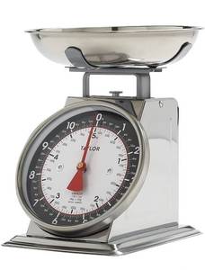 lot 48822 image: TAYLOR CLASSIC STAINLESS FOOD SCALE