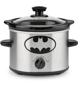 lot 48873 image: Batman TWO QUART SOW CODKER WITH REMOVABLE STONEWARE INSERT