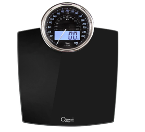 lot 48959 image: Ozeri y Digital Bath Scale with Electro-Mechanical Dial