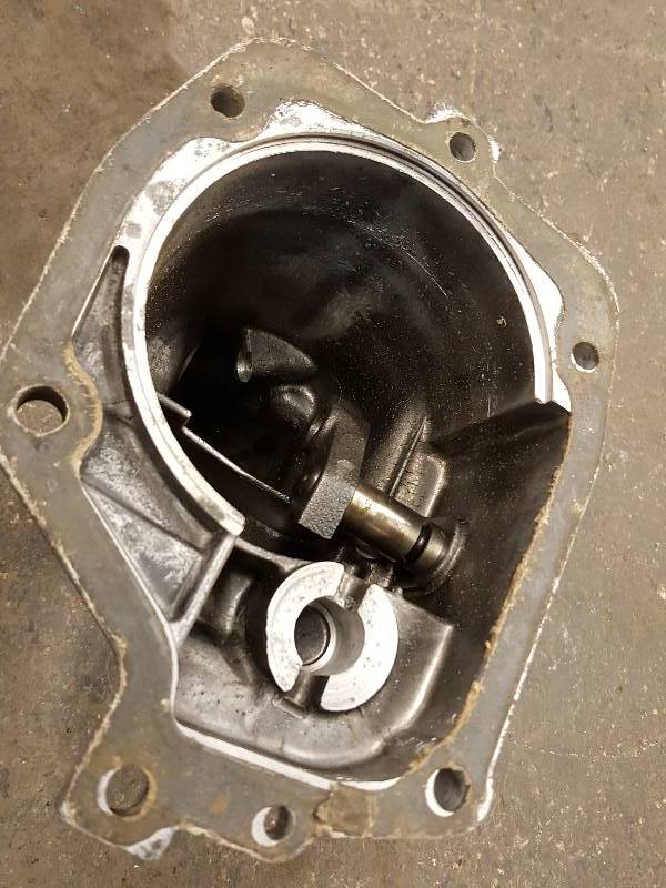 General Motors Muncie 4 speed transmission tail shaft housing