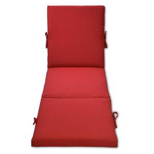 lot 31317 image: Plantation Patterns Chaise Outdoor Cushion RED