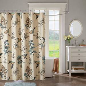 lot 31470 image: Madison Park Quincy 72 x 72 Printed Cotton Shower Curtain Bedding