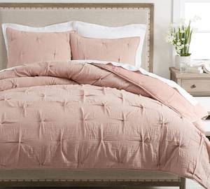 lot 31278 image: KING SIZE Kasentex Duvet Comforter Set DUSTY ROSE