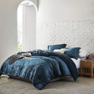 lot 32125 image: Velvet Crush - Coma Inducer Oversized Comforter - Champagne Navy - King