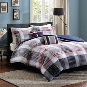 lot 32155 image: Intelligent Design Harper Blue Comforter Set Retail - FullQueen