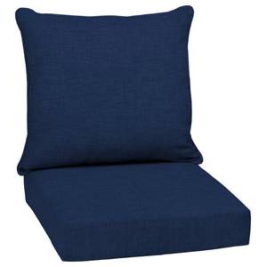 lot 32167 image: Arden Selections Sapphire Leala Texture Outdoor Deep Seat Cushion Set - 46.5 in L x 25 in W x 6.5 in H