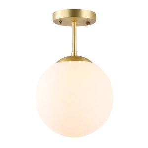 lot 32175 image: Light Society Zeno Globe Ceiling Light Retail$80.48