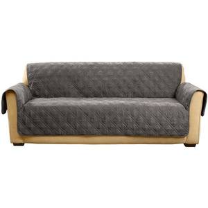 lot 32193 image: SureFit Non-Slip Waterproof Sofa Furniture Cover - Seat and Back Width 70, Seat Depth 34, back drop 46.5, Arm Rest Covers 21 x 24