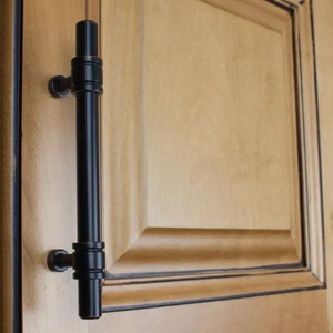 lot 32211 image: GlideRite 5 Pack 3-34 in. CC Oil Rubbed Bronze Solid Barrel Bar Pulls - Oil Rubbed Bronze