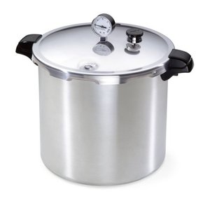 lot 32252 image: 23-quart Aluminum Pressure Canner Retail$111.10