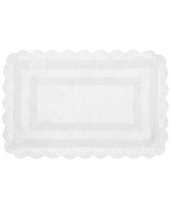 lot 31330 image: Laura Ashley Reversible Cotton Crochet 17 x 24 in. Bath Rug