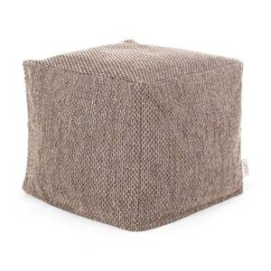 lot 31333 image: Camrose Fabric Cube Pouf by Christopher Knight Home Retail$77.98 TEXTURED BROWN