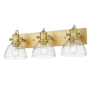 lot 31422 image: Golden Lighting Light 25 Wide Bathroom Vanity Light