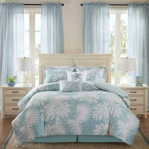 lot 31514 image: Harbor House Palm Grove 6-Pc. Botanical Print Full Comforter Set Bedding