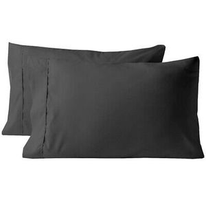 lot 32172 image: Luxor Treasures Executive 3000 Series King Pillowcase Set 2 Grey