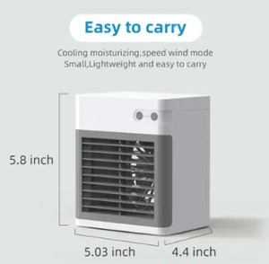 lot 32217 image: Portable Mini Air Conditioner Rechargeable