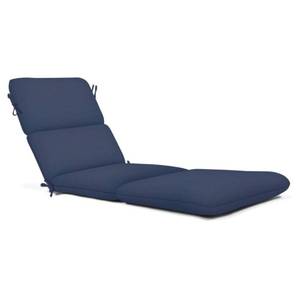 lot 31372 image: sunbrella 74in chaise cushion canvas navy blue