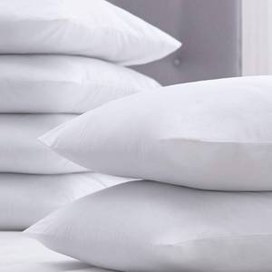 lot 31389 image: cotton rich white pillow protectors (set of 6)