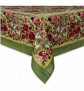 lot 31424 image: Jardine Tablecloth Redgreen square (71 X 71)