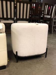 lot 32291 image: Taupe Footstool