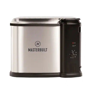 lot 32305 image: Masterbuilt Countertop 8L Electric Deep Fryer, Boiler, Steamer Cooker in Silver