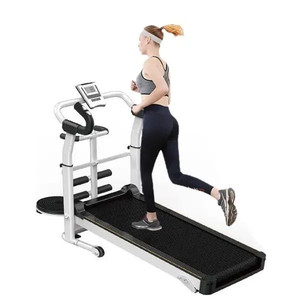 lot 32309 image: Multi-functional Mechanical Treadmill Running belt size 39.4x14 in Running board size 31.5x15.7 in