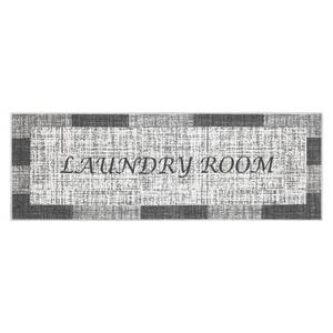 lot 31523 image: SussexHome Washable Ultra Thin Cotton Laundry Room Rug Runner - 20 x 59