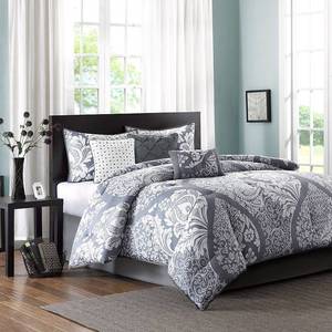lot 31539 image: Madison Park Vienna Cotton 7-Pc. California King Comforter Set Bedding