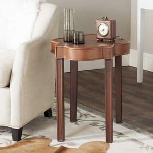 lot 31553 image: Safavieh Mizel Quatrefoil Top End Table
