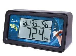 lot 4909 image: Digital Countdown Days Timer 9999 Days Count Down Days Timer with Backlight for Retirement Wedding Vacation Christmas New Baby Classroom Lab Kitchen Cooking (Retirement)