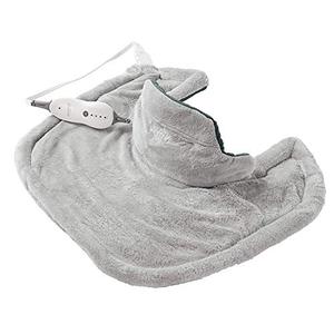 lot 4941 image: Sunbeam Heating Pad for Neck & Shoulder Pain Relief  Standard Size Renue, 4 Heat Settings with Auto-Off  Grey, 22-Inch x 19-Inch