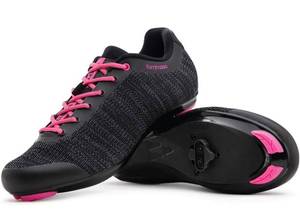 lot 3279 image: Tommaso Pista Breathable Knit Road Biking Shoes - Size 11
