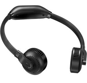 lot 3292 image: Portable Neck Fan, PRAVETTE Hands Free Bladeless Neck Fan, 4000mAh Battery Operated Personal Fan, 5-15 Hours Working Time, 3 Speeds Adjustable Settings for Office Home Outdoor and Travel (Black)