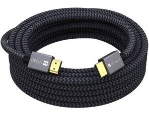 lot 3301 image: 4K HDMI Cable 50 ft, iVANKY 18Gbps High Speed HDMI 2.0 Cable, Braided HDMI Cord Supports 4K60Hz, HDCP 2.2, 1080p, Ethernet, ARC, 3D