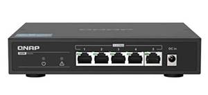 lot 3307 image: QNAP QSW-1105-5T 5-Port Unmanaged 2.5GbE Switch Broadcom BCM53161 Chipset