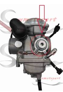 lot 3310 image: Partman 0470-471 0470-533 Carburetor Assembly Fit Arctic Cat 500 2004-2007 ATV Carb Cvk 36