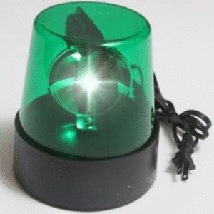 lot 13913 image: 4.5 Electric Rotating Green Party Lamp
