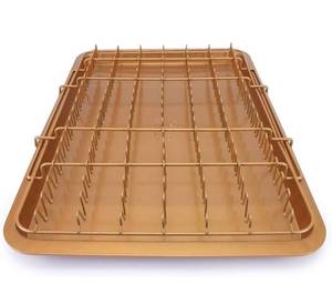 lot 14718 image: EaZy MealZ Bacon Rack & Tray Set  Specialty Tray and Grease Catcher