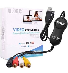 lot 14751 image: UCEC USB 2.0 Video Capture Card Device, VHS VCR TV to DVD Converter for Mac OS X PC Windows 7 8 10