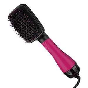 lot 15620 image: Revlon Revolutionary Unique One Step 2-in-1 Hair Dryer Styling Brush, Pink