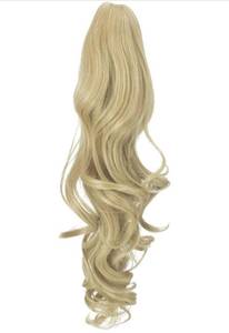 lot 16243 image: Claw Ponytail Clip in Hair Extensions 21 inches Long Straight Hairpiece