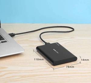 lot 16248 image: ACASIS USB3.0 2.5 Portable External Hard Drive 320GB Hard Drive for Desktop Laptop HDD (320GB, Black)