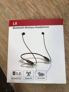 lot 16260 image: Bluetooth Headphones, Magnetic Neckband in-Ear Wireless Earphones, Running Bluetooth Stereo Headphones with Microphone, CVC 6.0 Noise-Cancelling