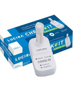 lot 16262 image: Lucira Check It Single-Use COVID-19 Test, The Only FDA Authorized Molecular Single-use Test, Results at Home in 30 Minutes � 1 Test