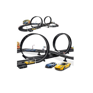 lot 18195 image: Kids Toy-Electric Powered Slot Car Race Track Set Boys Toys for 6 7 8-12 Years Old Boy Girl Best Gifts