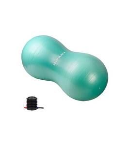 lot 18201 image: INPANY Peanut Ball - Anti Burst Exercise Ball for Labor Birthing, Physical Therapy for Kids, Core Strength, Home & Gym Fintness (Include Pump)