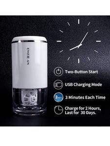 lot 19987 image: Contact Lens Cleaner, Esojiliya Automatic Contact Cleaner Machine, Soft Contact Lens Cleaner for Travel & Home, Fast Vibration Contact Lens Cleaning Machine with USB Charging Cable