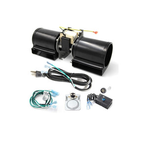 lot 19991 image: VICOOL GFK-160 GFK-160A Replacement Stove Fireplace Blower Fan KIT with Ball Bearings Motor for Heat N Glow, Regency Wood Stove